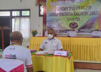 15 Pejabat Lingkup Pemda Lembata Ikut Uji Kompetensi Jabatan Pimpinan OPD