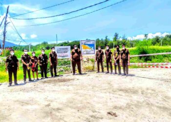 Kejari Lembata Sita 5,7 Hektare Tanah diLokasi Tambak Udang Desa Merdeka