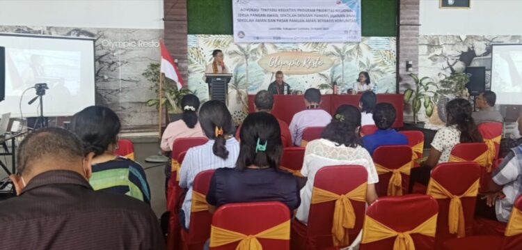 Menakhlikkan Pangan Sehat-Aman, BPOM Kupang Advokasi PPN di Lembata