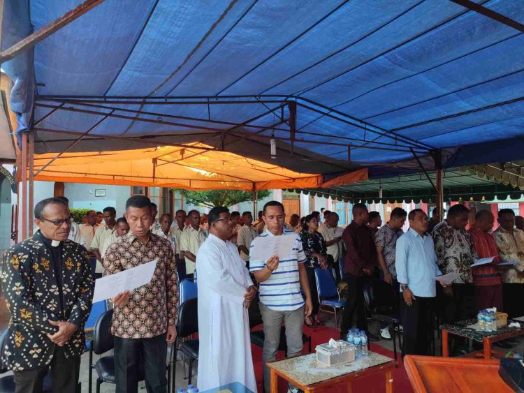 Natal Jadi Ajang Bingkai Persaudaraan Sejati, LP Lembata Gelar Ibadah Natal Bersama Keluarga Besar LP Lembata