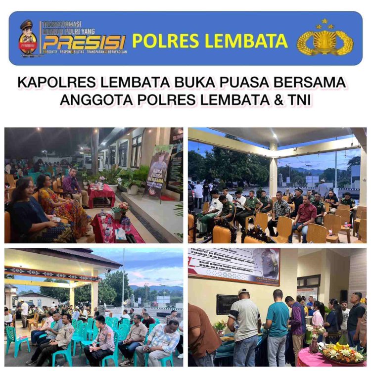 Begini Cara Kapolres Vivick Tjangkung Mensyukuri Nikmat Tuhan Dihari Ultahnya, Berbuka Puasa Bersama Merajut Tali Silaturahmi