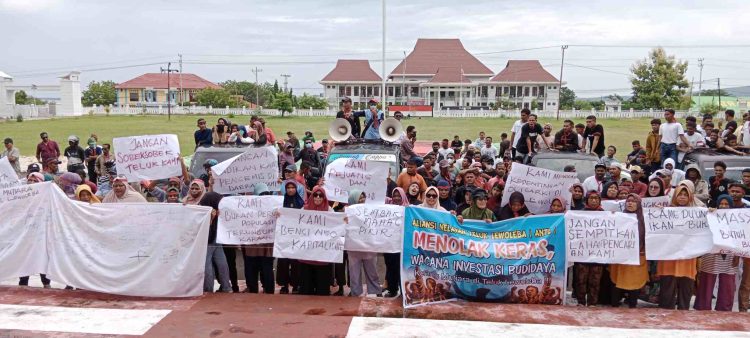 TOLAK Budidaya Mutiara Diteluk Lewoleba, Ratusan Nelayan Pesisir Serang Kantor Bupati Lembata