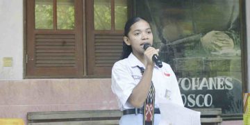Amelia Leumara, Siswi SMA Frateran Don Bosco Lewoleba Dikukuhkan sebagai Duta TB Remaja