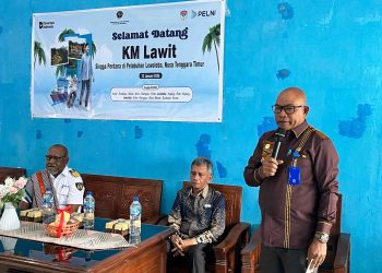 KM Lawit Sandar Perdana di Lewoleba, Akses Maritim Kian Terbuka, Bupati Kanis: Lembata Jadi Destinasi Wisata