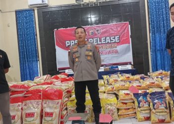 Unit Tipidter Reskrim Polres Lembata, Ungkap Mafia Repacking Beras 4,5 Ton dan 1 Unit Mesin Citizen Serta Timbangan Camry di Toko Helyn Balauring Omesuri