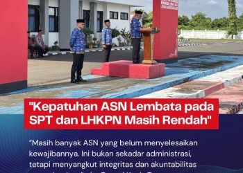 Menjelang Akhir Triwulan I, Kepatuhan ASN Lembata pada SPT dan LHKPN Masih Rendah