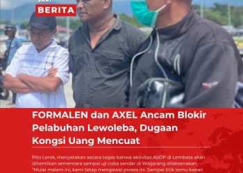 FORMALEN dan AXEL Ancam Blokir Pelabuhan Lewoleba, Dugaan Kongsi Uang Mencuat