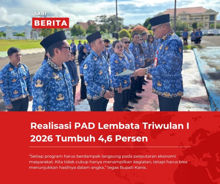Realisasi PAD Lembata Triwulan I 2026 Tumbuh 4,6 Persen