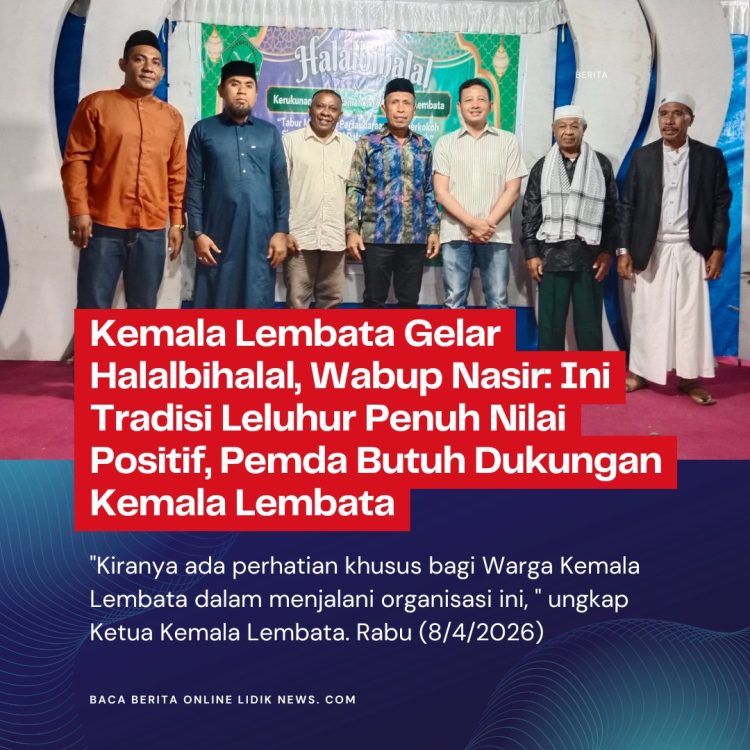 Kemala Lembata Gelar Halalbihalal, Wabup Nasir: Ini Tradisi Leluhur Penuh Nilai Positif, Pemda Butuh Dukungan Kemala Lembata