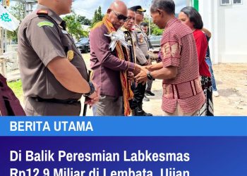 Di Balik Peresmian Labkesmas Rp12,9 Miliar di Lembata, Ujian Layanan, Virus, dan Bakteri Menanti