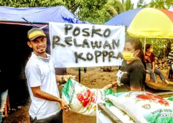 Yayasan Bensa Ema Salurkan Donasi Warga Inggris Dan Amerika Untuk Pengungsi