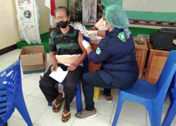 Tingkatkan Heard Imunniti , Kodim 1624 Flotim Gelar Vaksin Massal Kepada Warga Masyarakat