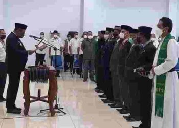 Bupati Langoday Lantik 7 Pejabat Pimpinan Tinggi Pratama Sebagai Promosi Jabatan