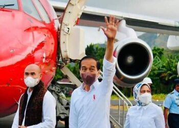 Presiden RI Joko Widodo Datang Di Kota Sejarah Pancasila Kabupaten Ende