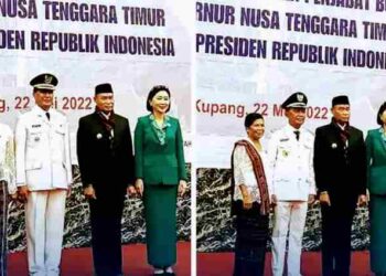 Gubernur NTT Viktor Bungtilu Laiskodat Lantik Penjabat Bupati Lembata Dan Flotim