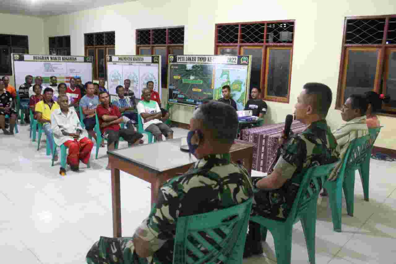 TMMD Ke – 113, Sosialisasikan Rekrutmen Prajurit TNI-AD oleh Pasi