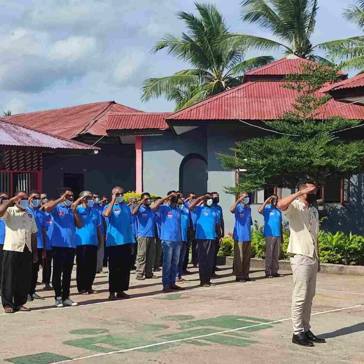 Warga Binaan Lapas Lembata Gelar Upacara Bendera Tingkatkan Jiwa ...