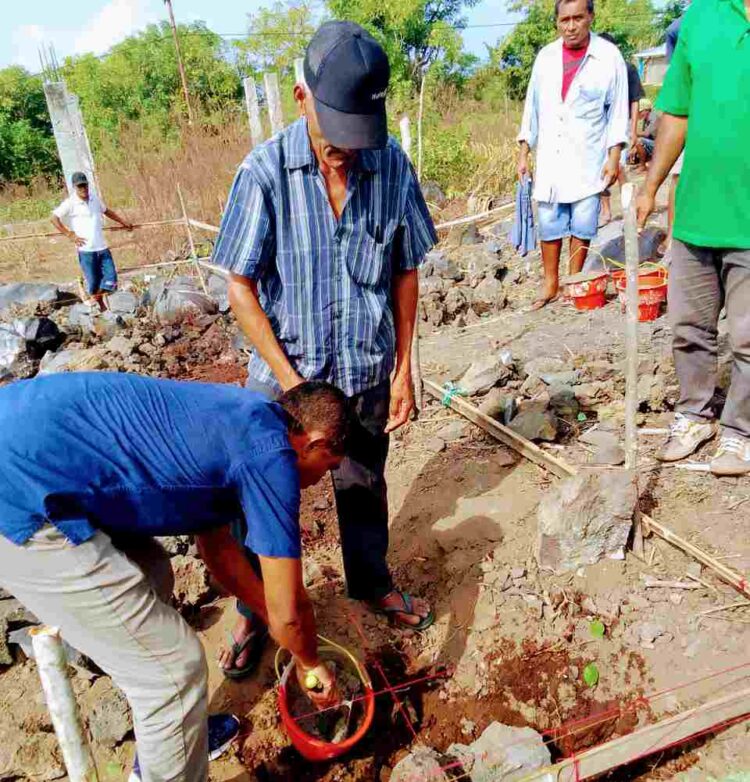 Peringati Harla Pancasila, Partai Nasdem Bangun Balai Pertemuan Suku Nimun Nuho