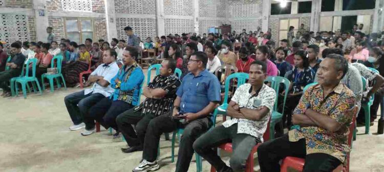 Babinsa Berikan Kontribusi Sambut HUT Orang Muda Katolik