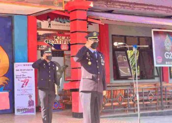 Lapas Lembata Laksanakan Upacara Peringatan Hari Kementerian Hukum dan HAM Ke-77 Tahun 2022 (HDKD)