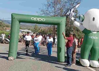 OMK Santa Maria Baneux Gelar Gerak Jalan  Peringati Pesta Pelindung Gereja