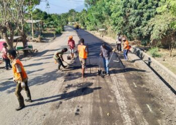 PT. 51 Merdeka Tunaikan Janji Hotmix Terbaik Jalan Menuju Waikomo