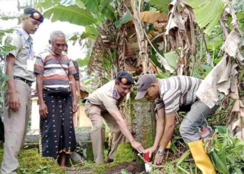 ATR BPN Ngada Gelar Serentak Pemasangan Patok di Desa Seso Kecamatan Soa Kabupaten Ngada