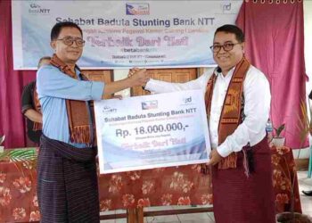 Bank NTT Peduli Stunting Berikan Bantuan PMT Kepada Bayi & Balita Dihari Valentine 14 Februari 2023