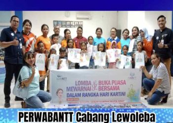 PERWABANTT Cabang Lewoleba Gelar Lomba Mewarnai & Buka Puasa Bersama Peringati Hari Kartini