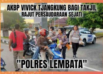 PERTAMA! Kapolres Vivick Gelar Aksi Bagi Takjil Untuk Masyarakat