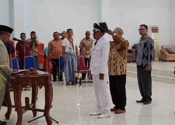 Lantik Penjabat Kepala Desa Babokerong, Bupati Matheos Tan Serukan Percepatan Pembangunan