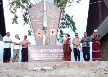 Pengresmian SD Bakti Toleransi Waisesa, Karya Luar Biasa Para Anak Muda