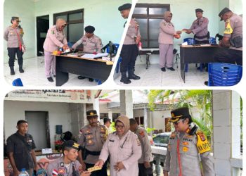 Personel Polres Lembata Lakukan Pengecekan Kesehatan di Gudang Logistik