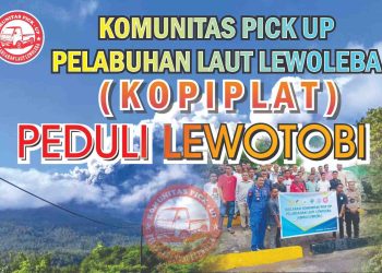 Peduli Kemanusiaan, Komunitas KOPIPLAT Lewoleba Gelar Aksi Galang Dana Erupsi Lewotobi Flotim