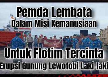 Peduli Kemanusiaan, Pemda Lembata Kembali Salurkan Bantuan Korban Erupsi Gunung Lewotobi