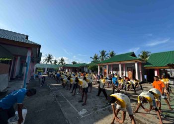 Penuhi Hak Kesehatan Warga Binaan, LP Lembata Gandeng Rumah LBL Gelar Senam Pagi