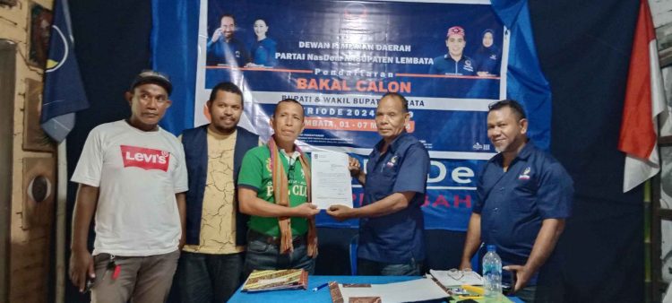Politisi Senior Turun Gunung, Siap Bertarung Jadi Cabup, Nasir Laode Daftar di PKB dan NasDem Lembata