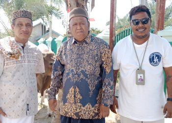 Sambut Hari Raya Idul Adha 1445 H, CMR/ITN Malang Sumbang 1 Ekor Sapi di Masjid Agung Al Ikhlas Lembata