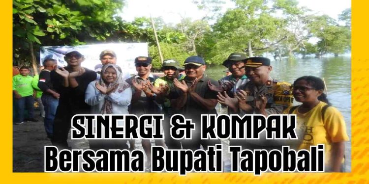 “Tanam Hari ini Besok Hilang, ” Ungkap Bupati Tapobali Usai Tanam Mangrove dan Malapari