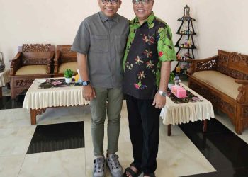 Ansy Lema Cagub NTT Temui Mantan Bupati Sikka Yoseph Ansar Rera, Kita Berjuang untuk Gol