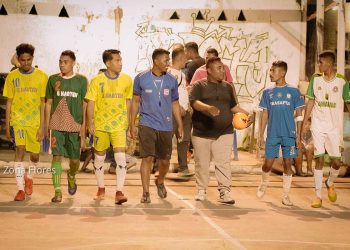 Plt Lurah Ekasapta Buka Kegiatan Futsal Sambut HUT RI Ke – 79, 30 Club ikut Partisipasi