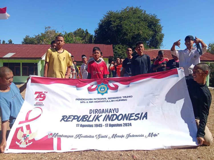 Semarak Perayaan HUT ke-79 RI di Ponpes Hidayatullah Kupang, Beragam Lomba diadakan