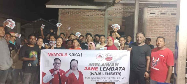 Relawan Wajah Lembata, Gelorakan Kemenangan Ansy-Jane, 7 Program Strategis melekat di Masyarakat NTT