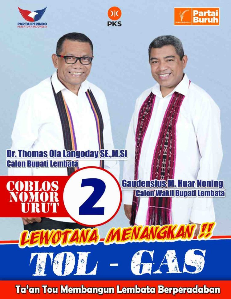 Koalisi Kerakyatan TOL – GAS Gelorakan Kemenangan di Pilkada Lembata 2024