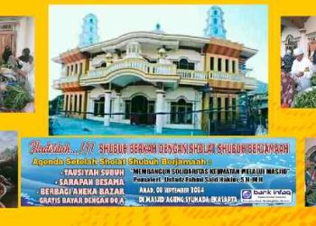 BKM Agung Syuhada Larantuka Bersama Bank Infaq Bangun Ekonomi Bebas Riba, Ada Bazar Makanan Gratis