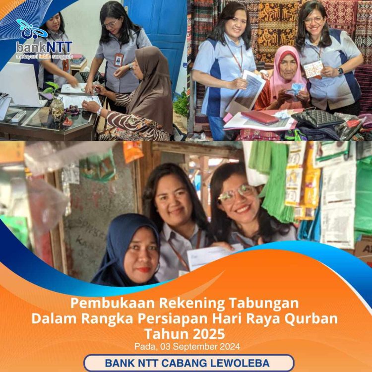 Berikan Solusi Persiapan Ibadah Qurban, Bank NTT Ajak Umat Membuka Tabungan