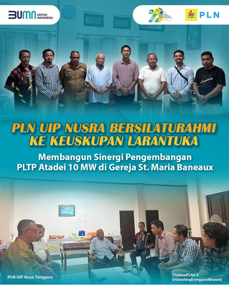 Bangun Silaturahmi, PLN UIP Nusa Tenggara Jumpa Uskup Larantuka