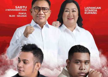 Kampanye Akbar Dikota Kupang, Ansy Lema Hadirkan Andmesh Kamaleng dan Mario G. Klau