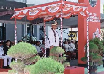 HUT OTDA Lembata, Pj Bupati Paskalis Sampaikan Capaian Pembangunan Selama 25 Tahun