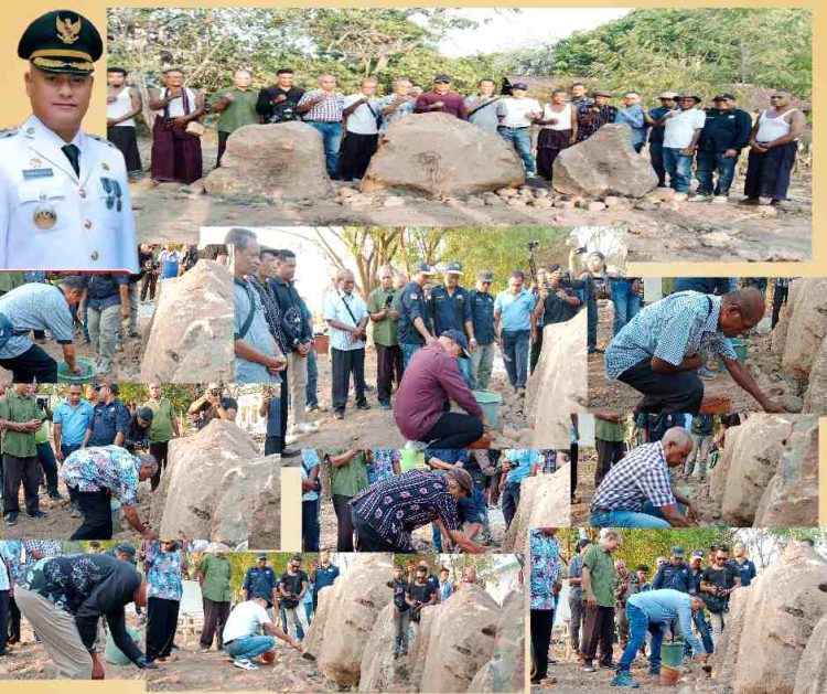 Peletakan Batu Pertama Rumah Situs 7 Maret 1954, Pj Bupati Tapo Bali: Ada 3 Batu Berikan Nilai Peradaban